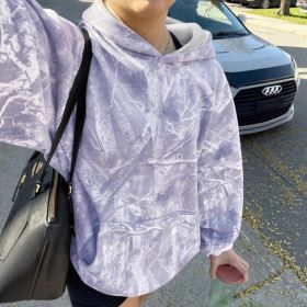 Hoodie Hot Sale Long Sleeve Jungle Maple Leaf Branches (Option: Color 7-XXS)